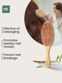 Bamboo Hair Brush view 5